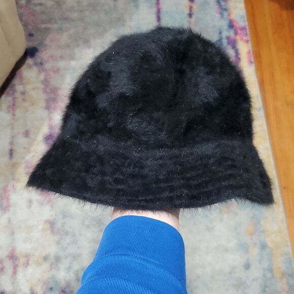 Kangol Blue Furgora Casual Bucket Hat in Black - Picture 3 of 8